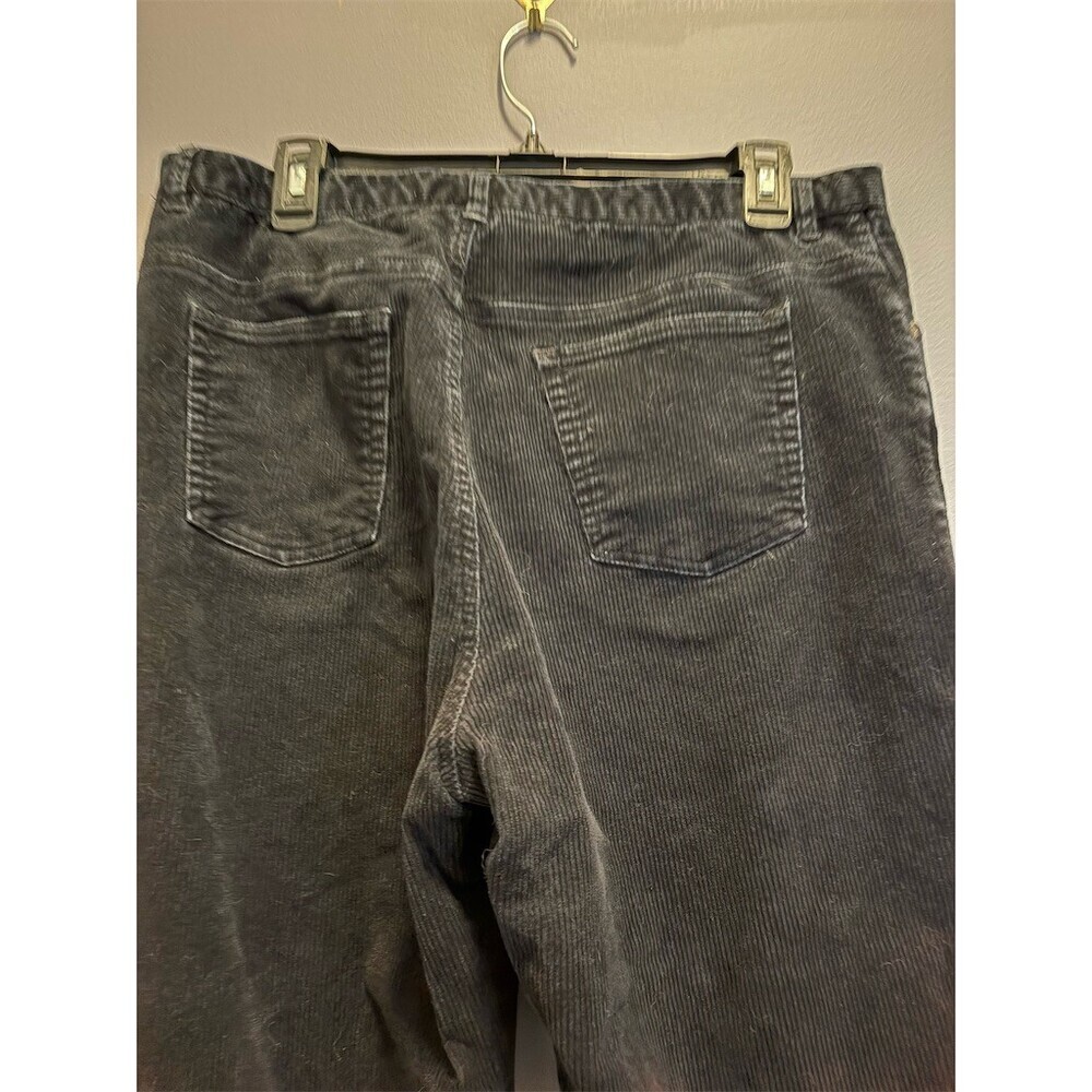 Jones New York Sport Pants Womens 14 Blue Corduroy Straight Leg Stretch - Picture 4 of 8